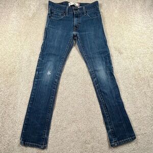 Levi's 510 Super Skinny Jeans Boys 12 Blue Denim Cotton Stretch Everyday Wear